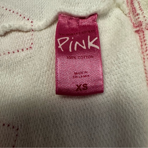 Victoria’s Secret Pink Capri Cropped Sweatpants Size XS Vintage 2006 NEW - Picture 6 of 14